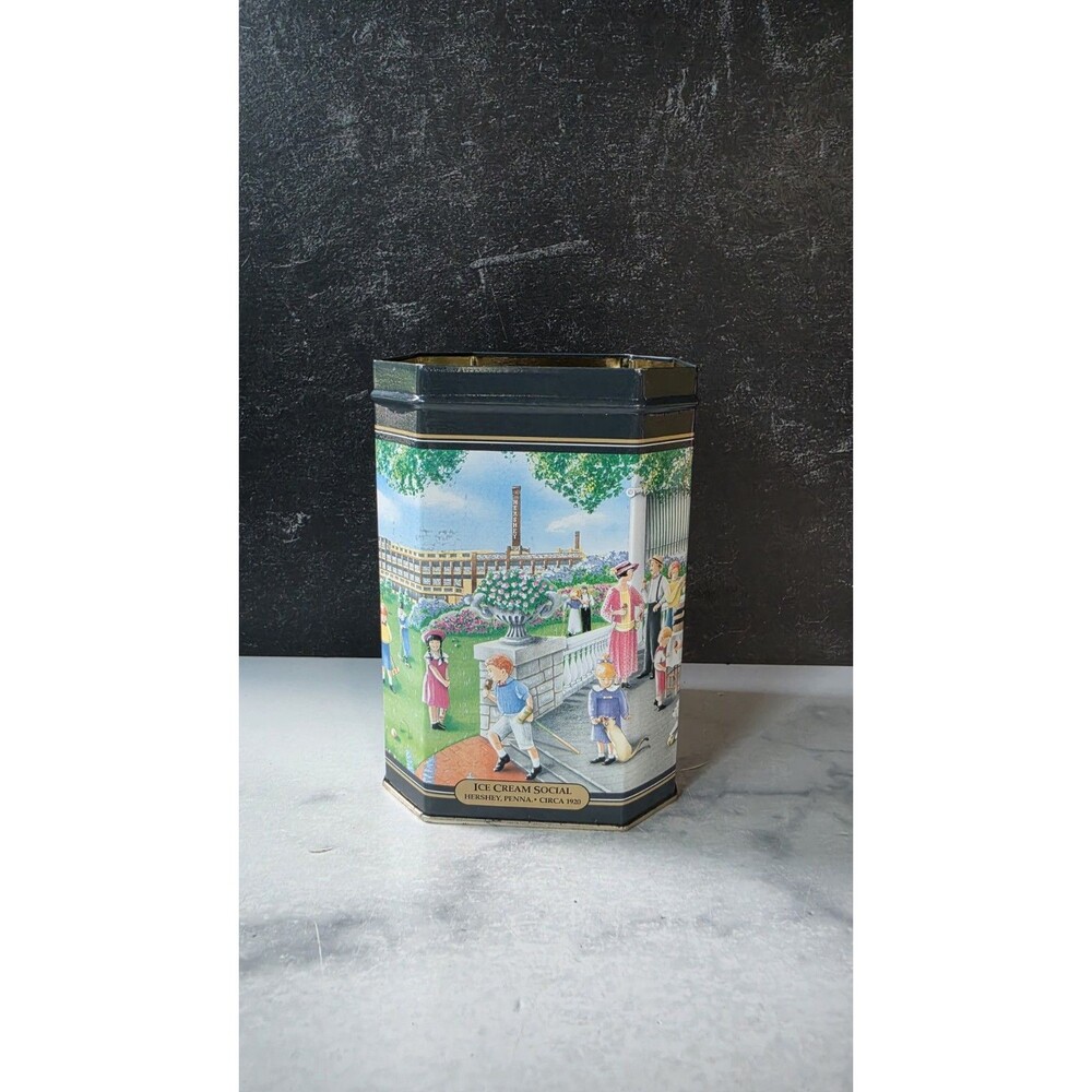 Hershey's Hometown Series Canister #10 1994 Ice Cream Social READ Description
